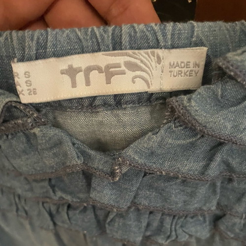 Zara denim dress size S like new, blue