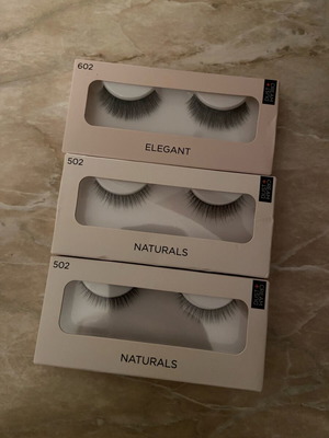Dust and Cream false eyelashes, Duo glue and curler new, pack