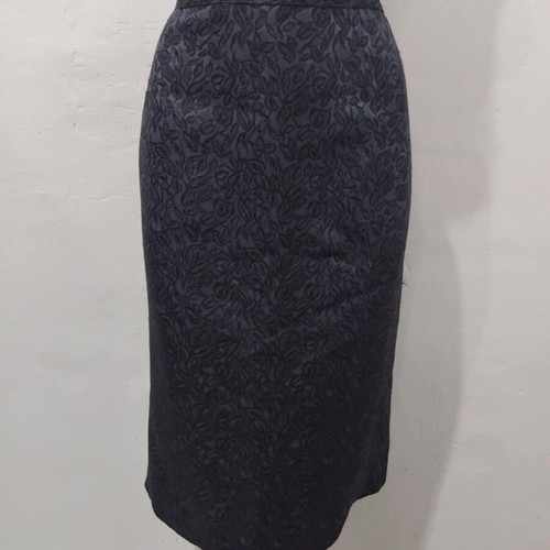 Handmade brocade suit 60s like new, blue, Nathanail