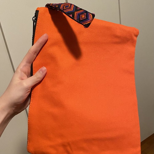 Frezyderm boho orange beach pouch