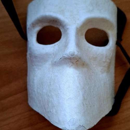 Venetian Bauta mask like new, handmade from Venice