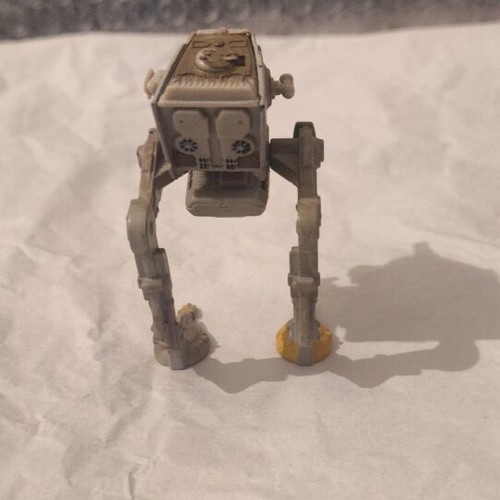 Star Wars AT-ST Walker collectible metal die-cast figure used