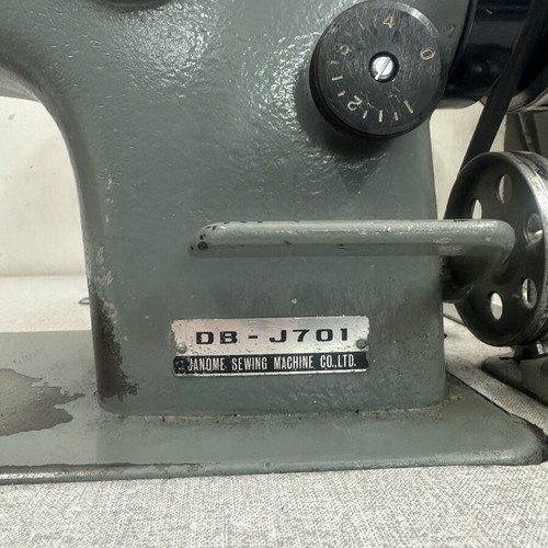 Janome DB-J701 industrial sewing machine used