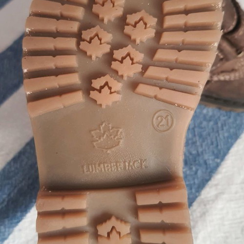 Baby leather boots Lumberjack size 21 new brown