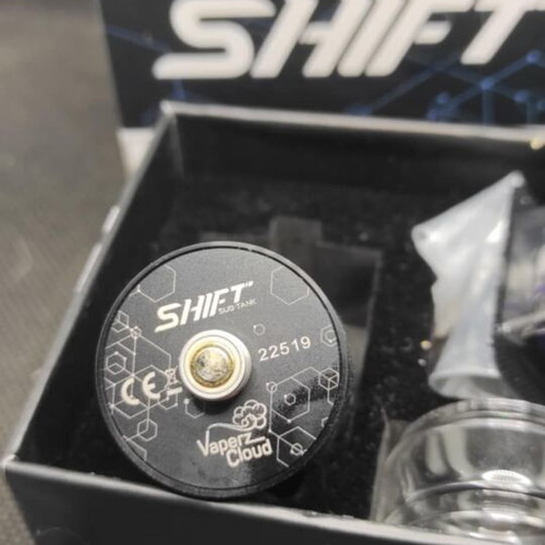 Shift Sub-Tank 26mm by Vaperz Cloud matte black like new