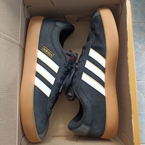 Adidas VL Court 3.0 Sneakers like new, black/brown, size 44⅔