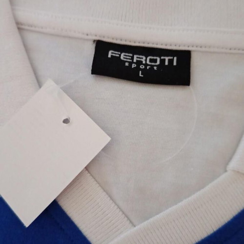 Feroti Sport Ellas T-shirt Large Blue White new with tag