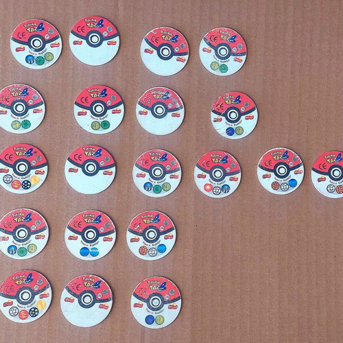 Pokemon Taz collectible set of 19 vintage tokens