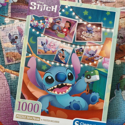 Clementoni Lilo and Stitch 1000-piece puzzle like new without poster