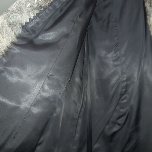 Fur jacket made of natural rabbit fur size S like new