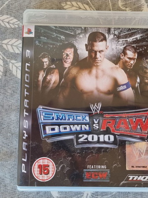WWE SmackDown vs. Raw 2010 PlayStation 3 game like new