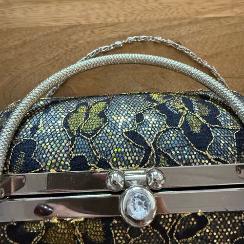 Evening shoulder bag black new