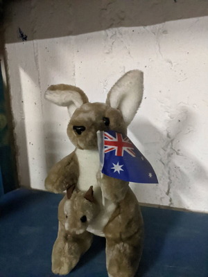 Authentic Jumbuck plush kangaroo like new