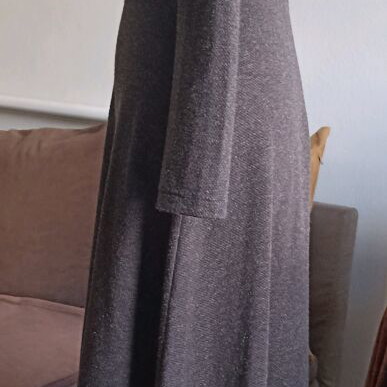 Meri long dress gray like new, size S