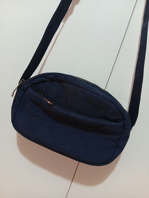 Dark blue shoulder bag, everyday use