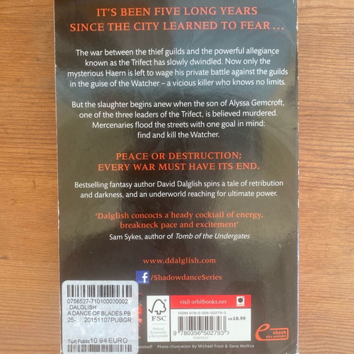 A Dance of Blades book in very good condition