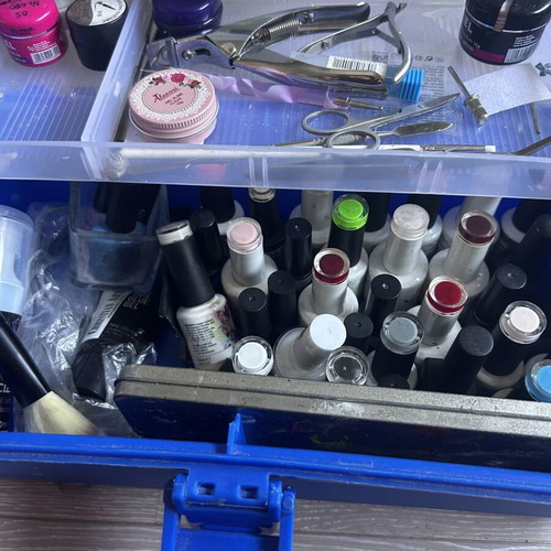 Complete Professional Nail Tech Toolbox Set, like new