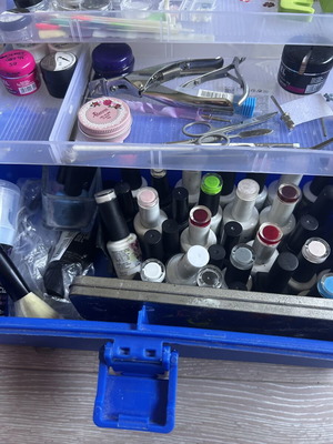 Complete Professional Nail Tech Toolbox Set, like new