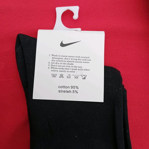 Nike socks new, 3 pairs, size 36-41, black