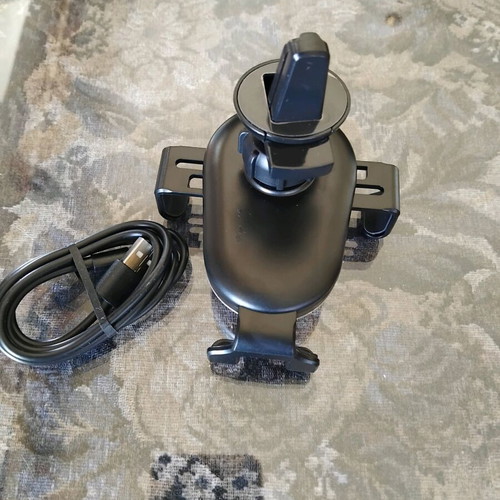 Rechargeable Car Phone Holder with Charging Cable
