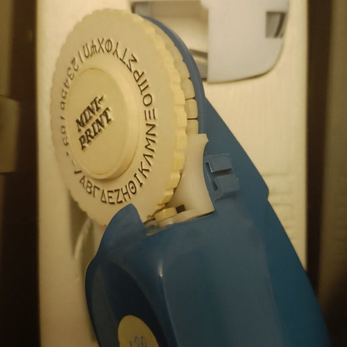 Mini Print vintage manual printing device