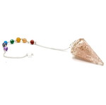 Orgonite pendulum with rose quartz new