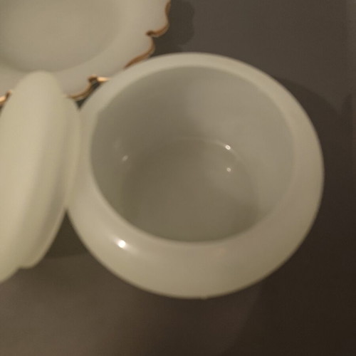 Vintage plate and bowl used with gold details