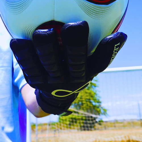 Legendary Infinity Black Premium Latex Goalkeeper Gloves new