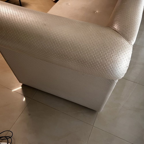 Leather sofa used with minor wear in good condition