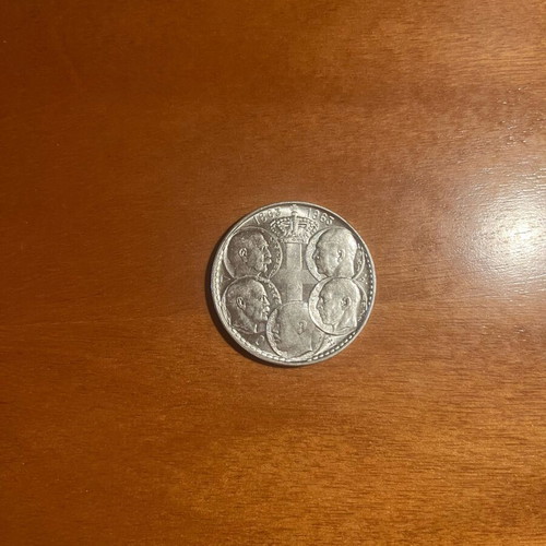 Silver commemorative 30 drachma coin 1863-1963 like new