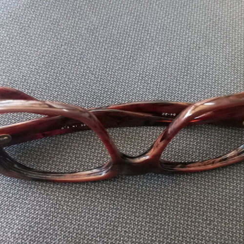 LODA 559 vintage handmade eyeglass frame new brown
