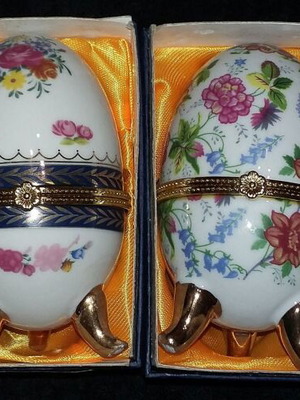 VICKO porcelain egg collection new