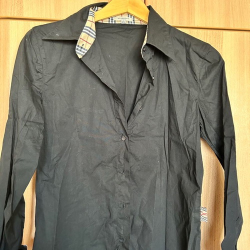 Burberry women's black shirt used, size M/L