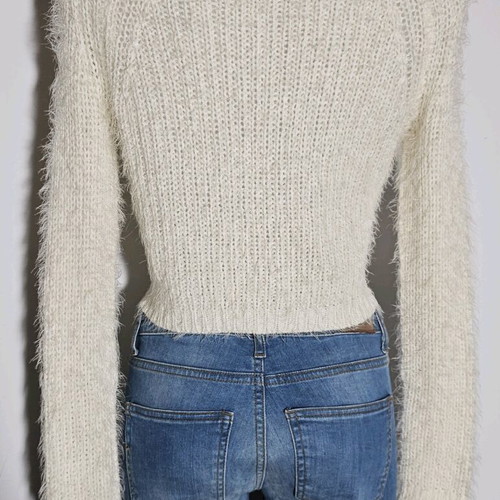 Divided knitted top by H&M like new, soft, ecru color