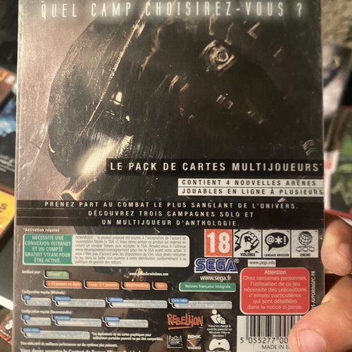 Alien vs Predator Steelbook PC game, good condition