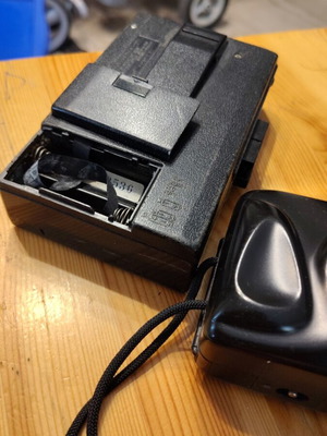 Two cameras used with walkman gift