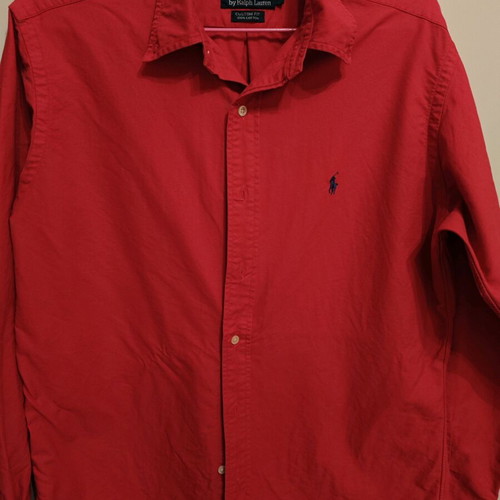 Ralph Lauren men's shirt medium red like new