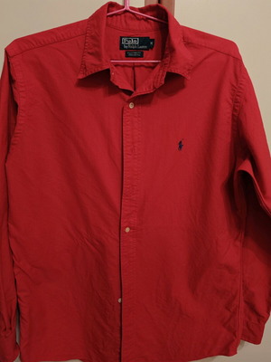 Ralph Lauren men's shirt medium red like new