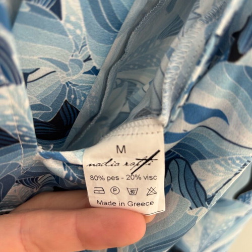 Maxi dress Nadia Rapti like new, blue and turquoise
