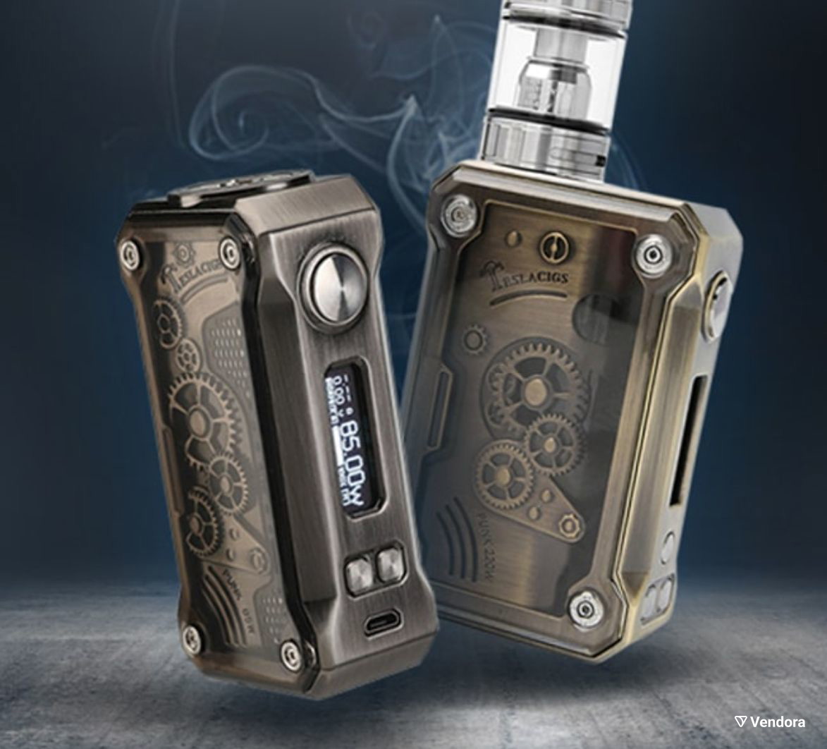 Tesla Punk 220W mod used with steampunk -  50,00 - Vendora.cy