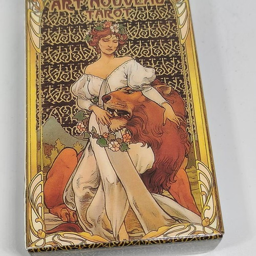 Golden Art Nouveau Tarot deck 78 cards like new