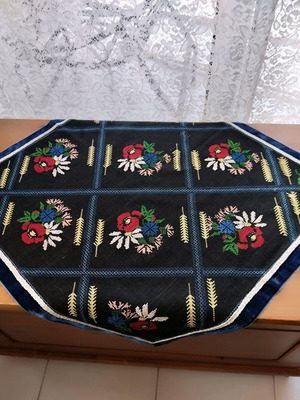 Vintage καρέ αμεταχείριστο 60x60 εκ κεντημένο στο χέρι