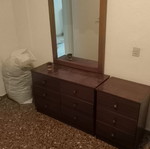 Mirror with drawer chest