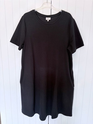 Κοντομάνικο φόρεμα Only Carmakoma καινούργιο, μαύρο, μέγεθος XXL