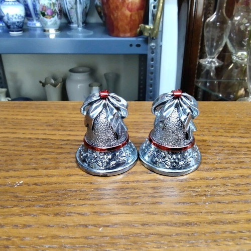 Table decorative bells like new, set of 2, 7x5x5 cm