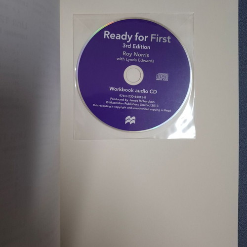 Ready for First Workbook 3rd Edition new with Audio CD and answer key