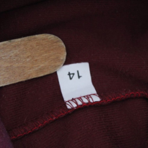 Velvet kids tracksuit with hoodie like new, red, for 14 years old