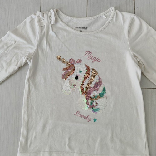 Long-sleeve T-shirts for Girls size 10 like new, multicolor, pack of 4