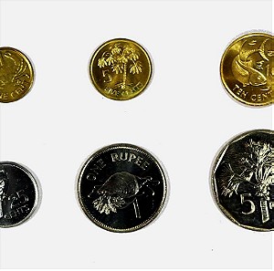 SEYCHELLES set 6 νομίσματα UNC