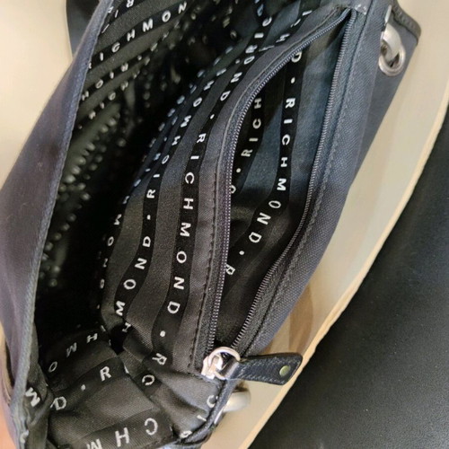 John Richmond shoulder bag like new, black